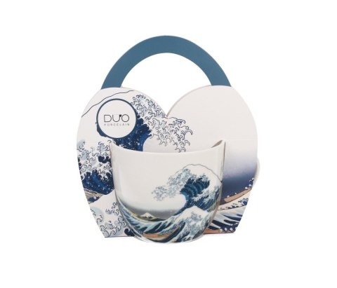 KUBEK 460ML W KOSZYCZKU GREAT WAVE HOKUSAI 80643