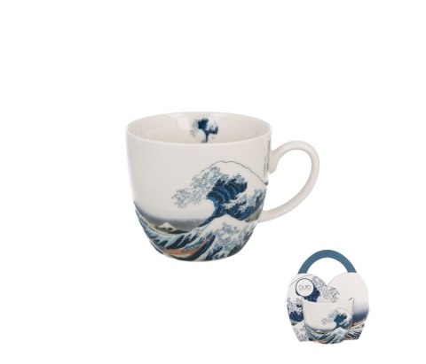 KUBEK 460ML W KOSZYCZKU GREAT WAVE HOKUSAI 80643