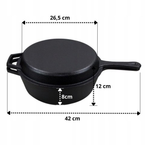PCD265B RONDEL ŻELIWNY 26 CM