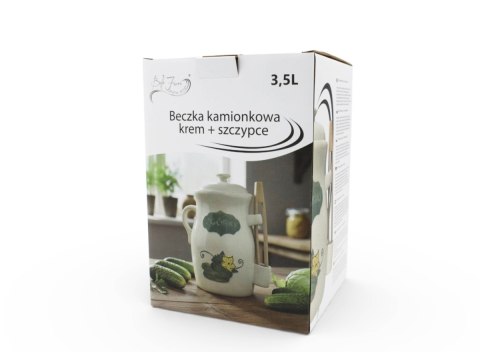 TR. BECZKA KAMION. 3,5L SZCZYPCE KREM 3109