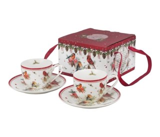 DUO KPL 2 FILIŻANEK ESPRESSO BIRDS OF WINTER 82043