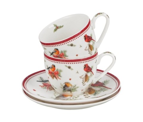 DUO KPL 2 FILIŻANEK ESPRESSO BIRDS OF WINTER 82043