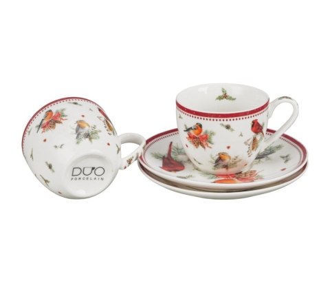 DUO KPL 2 FILIŻANEK ESPRESSO BIRDS OF WINTER 82043