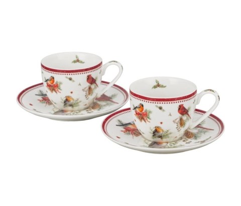 DUO KPL 2 FILIŻANEK ESPRESSO BIRDS OF WINTER 82043