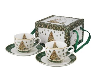 DUO KPL 2 FILIŻANEK ESPRESSO TREE SPARKLE 82173