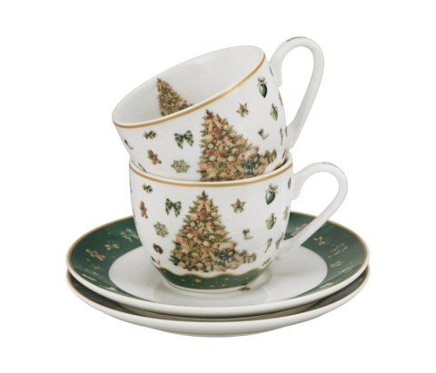 DUO KPL 2 FILIŻANEK ESPRESSO TREE SPARKLE 82173