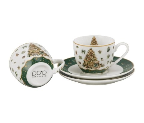 DUO KPL 2 FILIŻANEK ESPRESSO TREE SPARKLE 82173