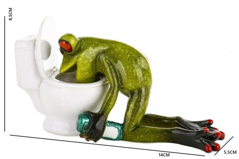 PIP PR-01130 FIGURKA ŻABA PRZY TOALECIE