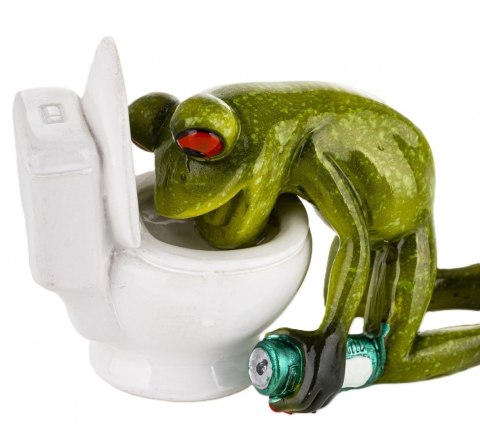 PIP PR-01130 FIGURKA ŻABA PRZY TOALECIE